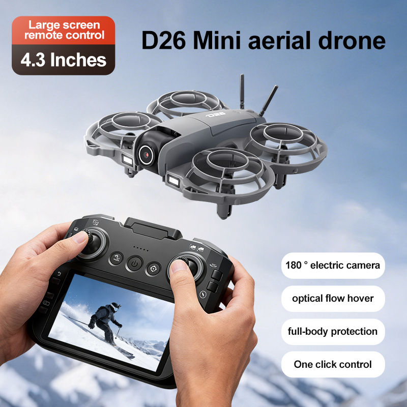 Dron D26 4K Aéreo HD 180 °   D - Drone Power Bank reseña y precio